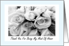 Thank You Sister Maid Of Honor card