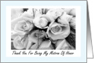 Thank You Sister Matron Of Honor card