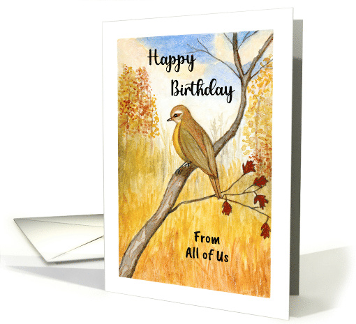 Happy Birthday From All Autumn Bird Branch Trees... (1797198)