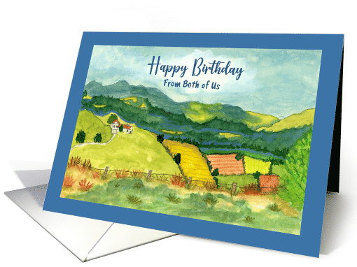 Happy Birthday From Couple Tiny House Farmland Mountains... (1816688)