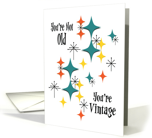 Funny Retro Birthday General You're Not Old You're... (1898018)