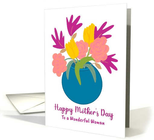 Happy Mother's Day For Her Bouquet Flowers Vase Tulip... (1901234)