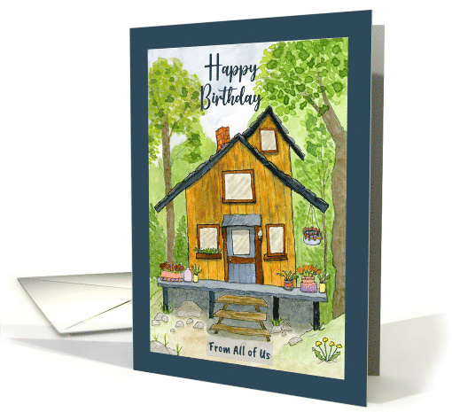 Happy Birthday From Group Cabin Woods Plants Trees... (1903146)