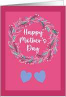 Happy Mother’s Day General Floral Wreath Wildflowers Botanical Flowers card
