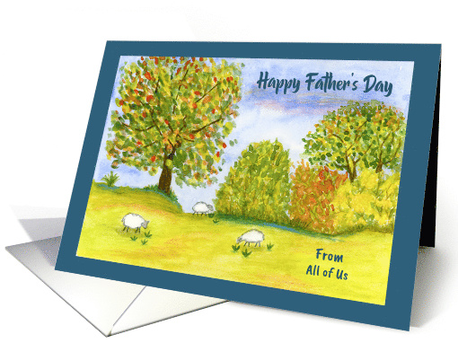 Happy Father's Day From Group Meadow Sheep Trees... (1905576)