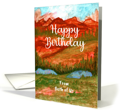 Happy Birthday From Couple Valley Landscape Trees... (1905972)