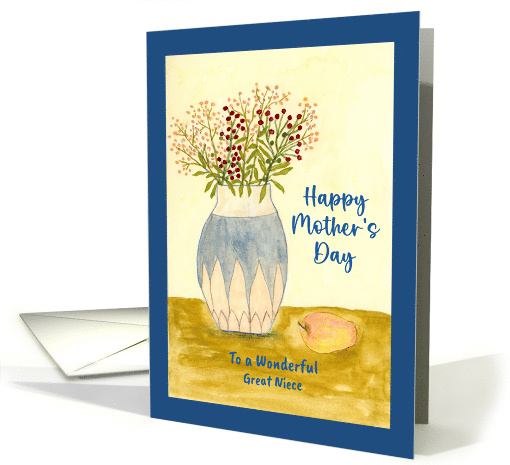 Happy Mother's Day Great Niece Wildflowers Floral... (1907526)
