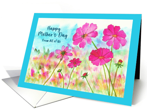 Happy Mother's Day From Group Pink Cosmos Wildflowers... (1908950)