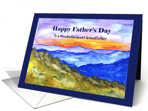 Happy Father's Day Great Grandfather Mountains Landscape... (1909234)