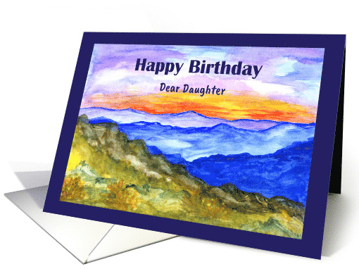 Happy Birthday Daughter Mountains Landscape Sky Sunrise... (1910180)