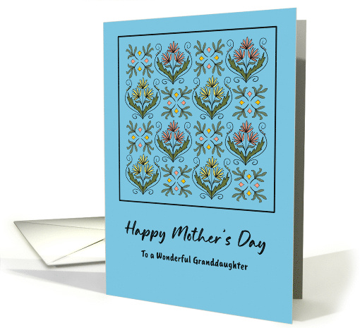 Mother's Day Granddaughter Flower Floral Botanical Art... (1915822)