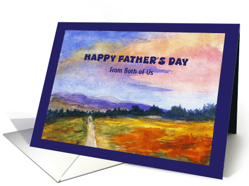 Happy Father's Day From Couple Landscape Man Dog... (1919378)