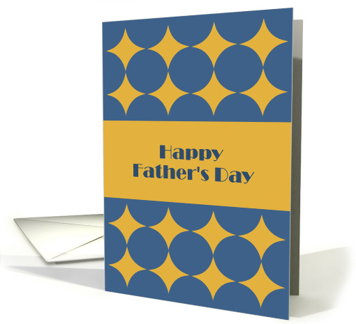 Happy Father's Day General Gold Diamonds Geometric Shapes... (1920376)
