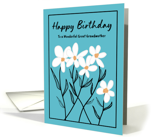 Happy Birthday Great Grandmother Flowers Daisy... (1929120)