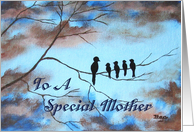 Happy Mother’s Day Mother-In-Law - Birdies in Tree card