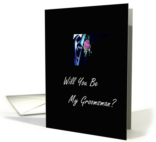 Groomsman Request - Invitation card (373766)
