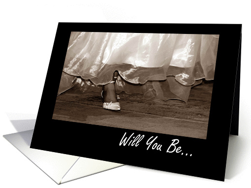 Junior Bridesmaid Request - Invitation card (379756)