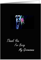 Groomsman - Thank You card