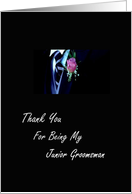 Junior Groomsman - Thank You card