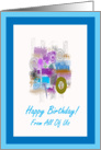 Happy Birthday From Group - Digital Art card