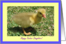 Daughter Happy Easter - Duckling card