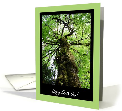Happy Earth Day - Think Green! card (402475)
