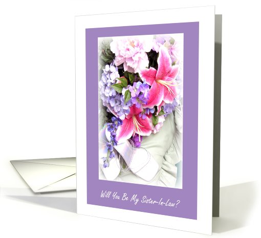 Wedding Will You Be My Sister In Law? card (407505)
