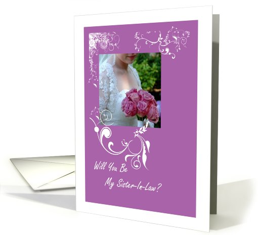 Wedding Will You Be My Sister In Law? card (407548)