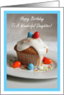 Happy Birthday Daughter - Cupcake card