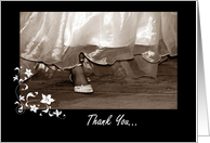 Thank You! Maid Of Honor, Bride, Bridal Gown, Sepia card