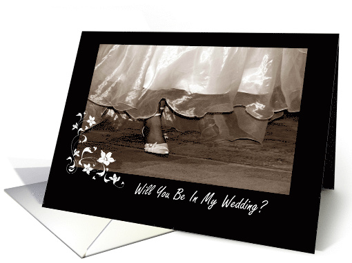 Will You Be In My Wedding? Request Invitation card (417785)