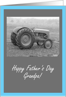 Happy Father’s Day Grandpa - Vintage Tractor card