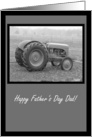 Happy Father’s Day Dad - Vintage Tractor card