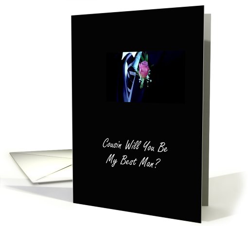 Cousin Will You Be My Best Man? card (461162)