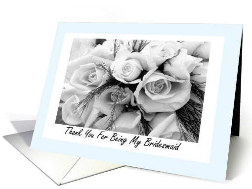 Thank You Sister - Bridesmaid card (473758)