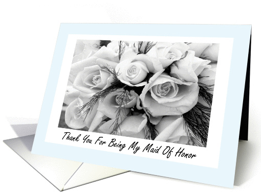 Thank You Sister Maid Of Honor card (473766)