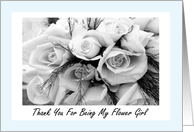 Thank You Flower Girl Sister card