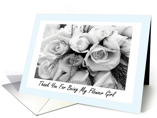 Thank You Flower Girl Cousin card (473877)