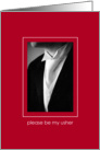 please be my usher card