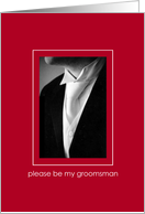 please be my groomsman card
