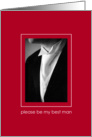 please be my bestman card