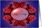 birthday flowers card