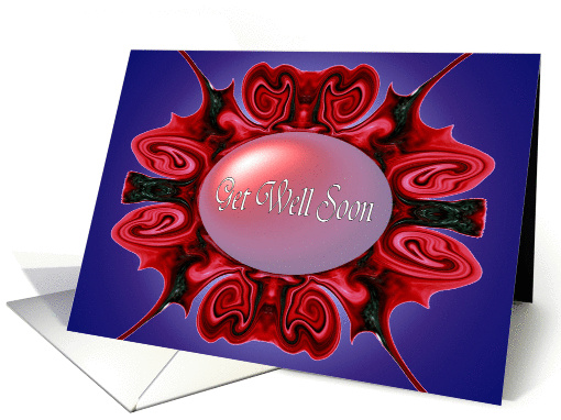 Get Well Soon flowers card (367712)