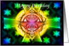 bright birthday card