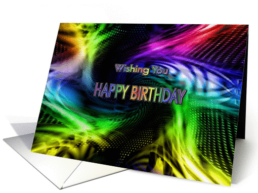 colourful birthday card (367723)