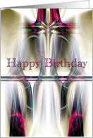 Happy Birthday Card Absract Design card