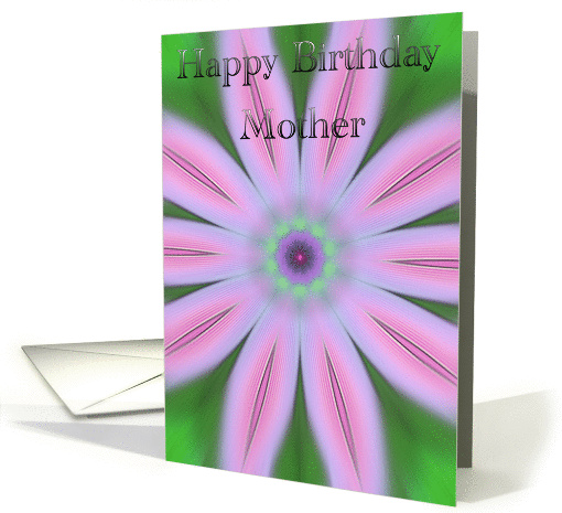 Happy Birthday Mother   flower design card (372825)