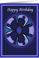 Blue Flower birthday...