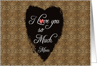 I love you mom card