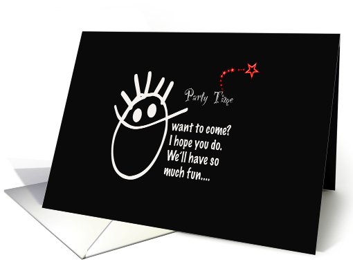 Party invitation card (400311)